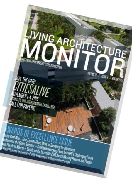Living Architecture Monitor – Winter 2015 Cover
