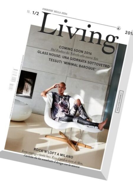 Living del Corriere della Sera – Gennaio-Febbraio 2016 Cover