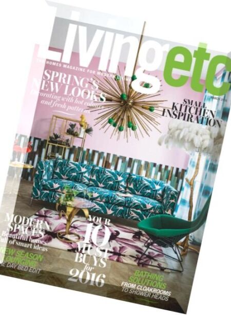 Living Etc – March 2016 Cover