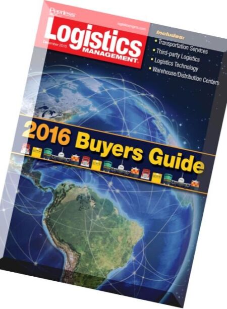 Logistics Management – December 2015 Cover