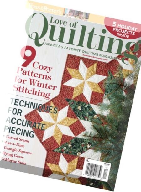 Love of Quilting – November-December 2015 Cover