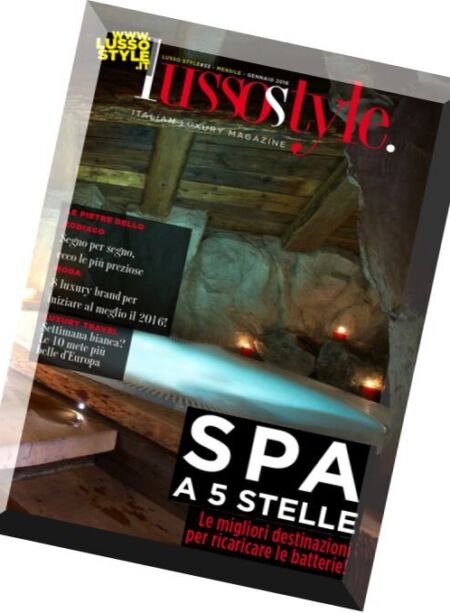 LussoStyle – Gennaio 2016 Cover