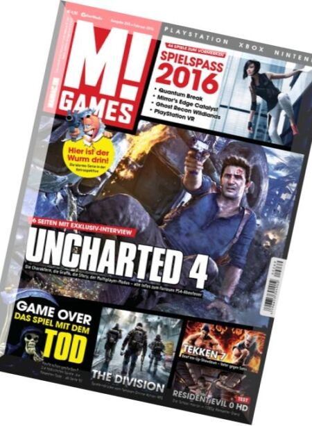 M! Games – Februar 2016 Cover