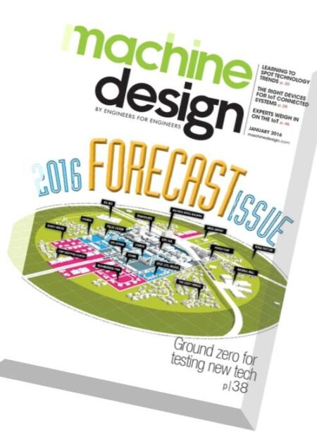 Machine Design – January 2016 Cover