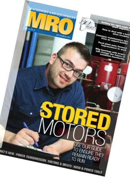 Machinery and Equipment MRO – December 2015 Cover