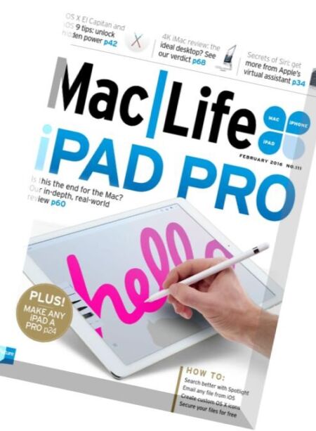 MacLife – February 2016 Cover