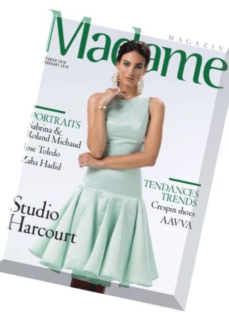 Madame Magazine – Fevrier 2016 Cover