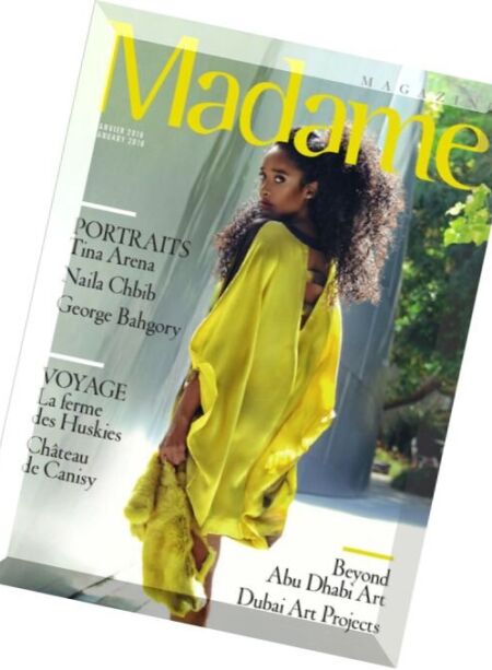 Madame Magazine – Janvier 2016 Cover