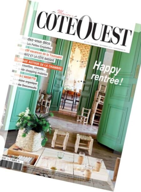 Maisons Cote Ouest – Octobre-Novembre 2014 Cover