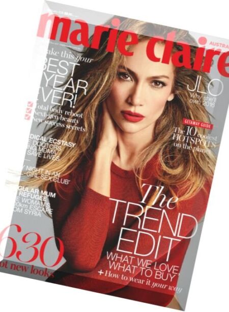 Marie Claire Australia – February 2016 Cover
