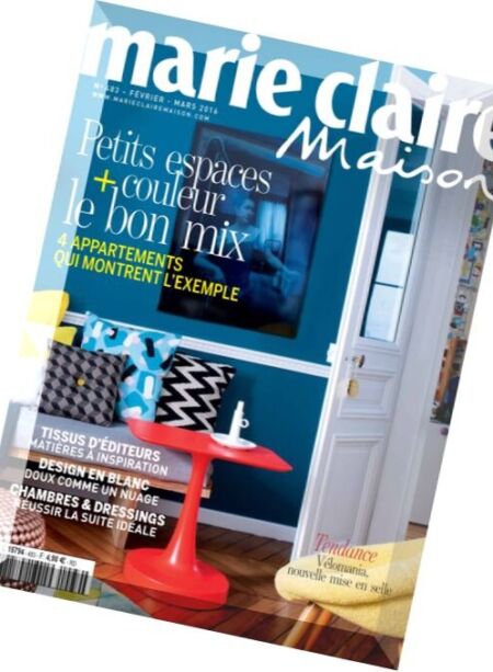 Marie Claire Maison – Fevrier-Mars 2016 Cover