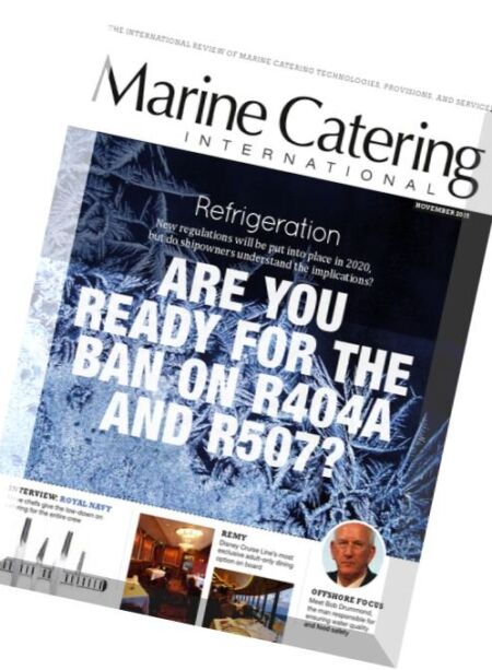 Marine Catering International – November 2015 Cover