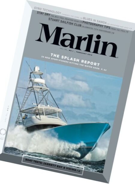 Marlin – February 2016 Cover