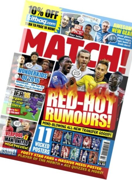 MATCH! – 12 January 2016 Cover