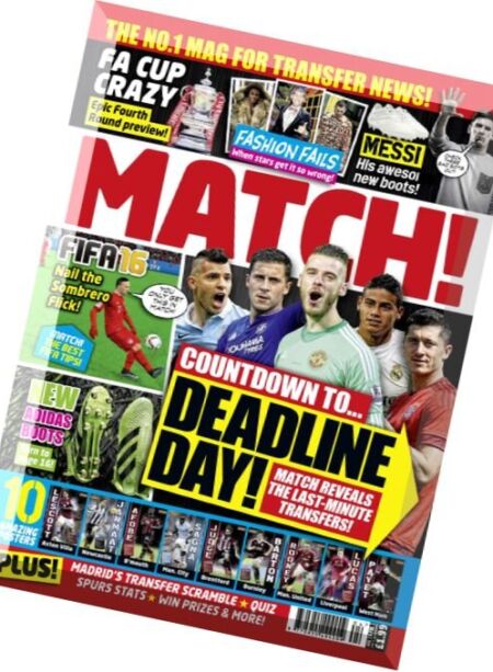 MATCH! – 26 January 2016 Cover