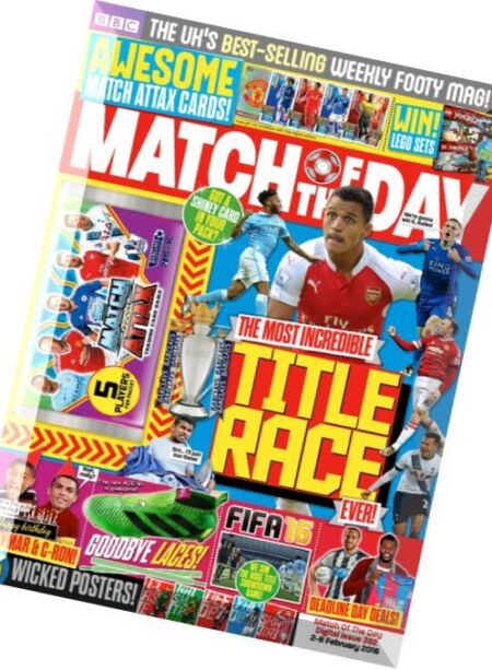 Match of the Day – 2-8 February 2016 Cover