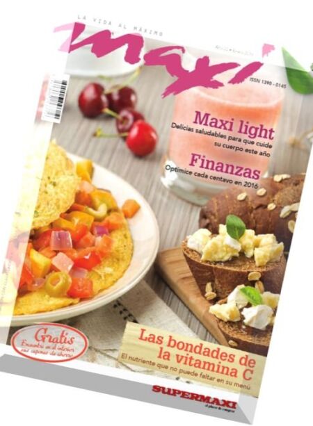 Maxi – Enero 2016 Cover