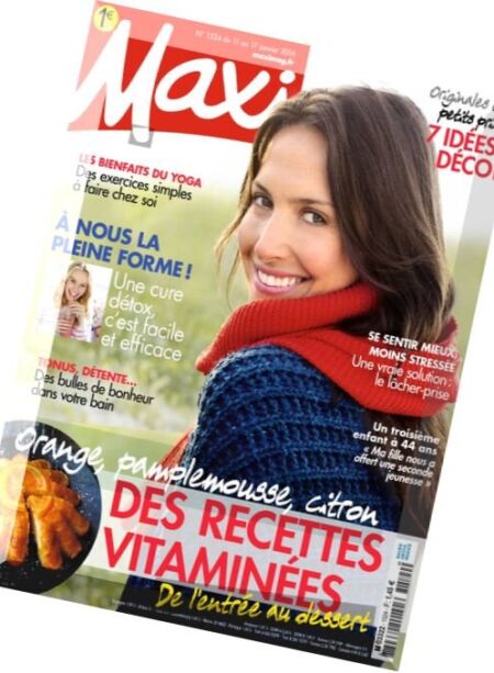 Maxi France – 11 au 17 Janvier 2016 Cover