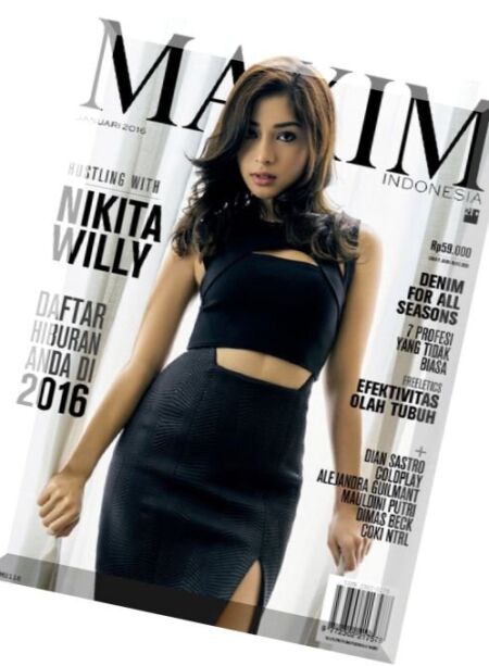 Maxim Indonesia – January 2016 Cover