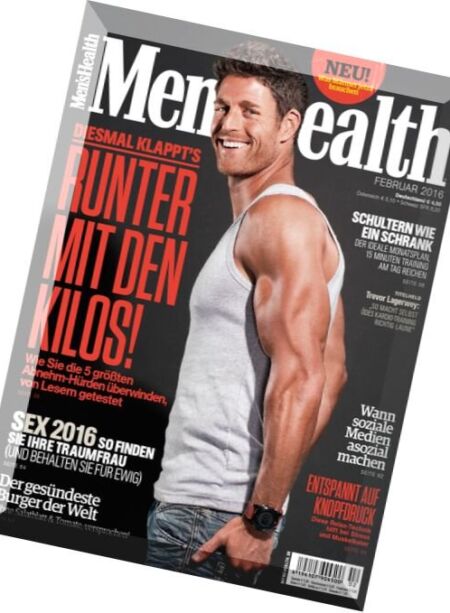 Men’s Health Germany – Februar 2016 Cover