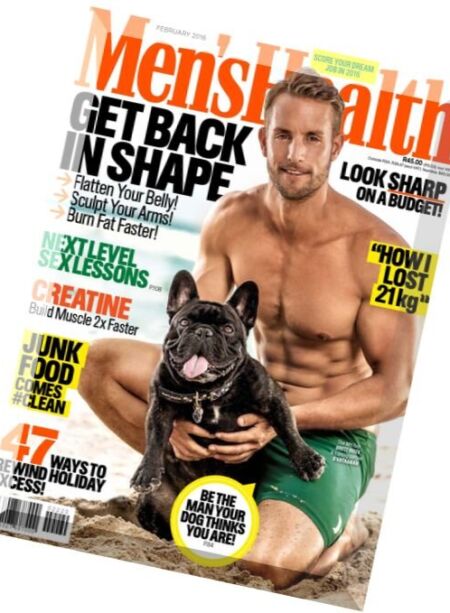Men’s Health South Africa – February 2016 Cover