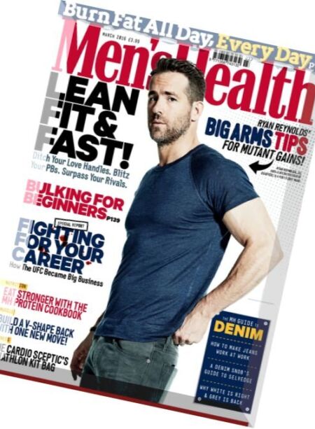 Men’s Health UK – March 2016 Cover
