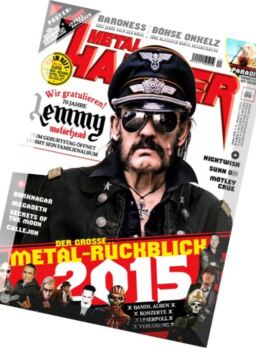 Metal Hammer Germany – Januar 2016