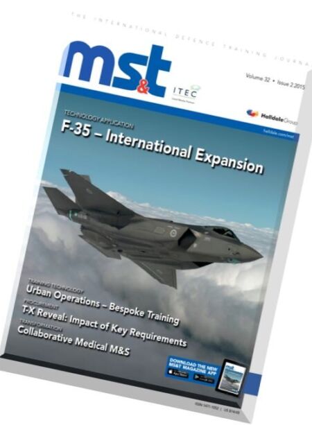 Military Simulation & Training Magazine – Vol 32 Issue 2, 2015 Cover