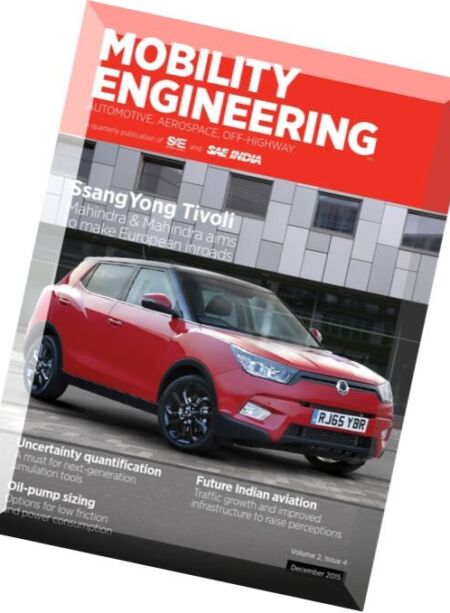 Mobility Engineering – December 2015 Cover