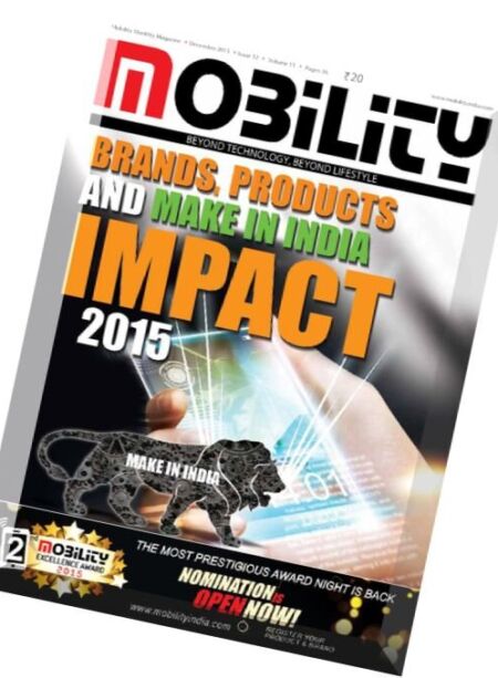 Mobility India – December 2015 Cover