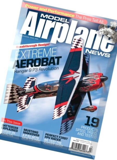 Model Airplane News – March 2016 Cover
