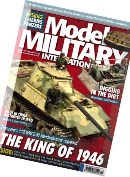 Model Military International – February 2016 Cover