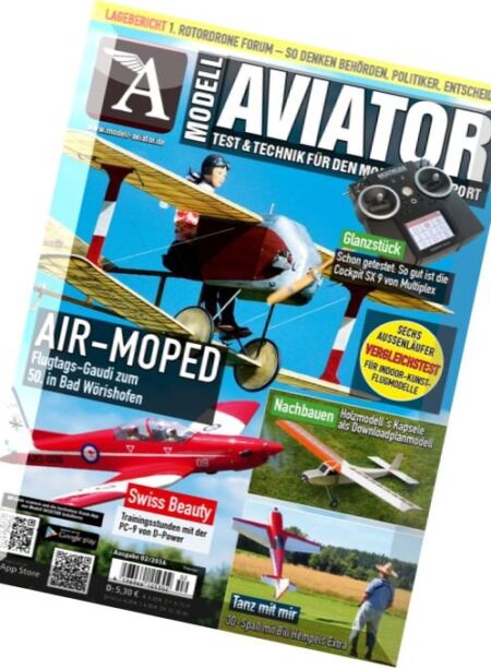 Modell Aviator – Februar 2016 Cover