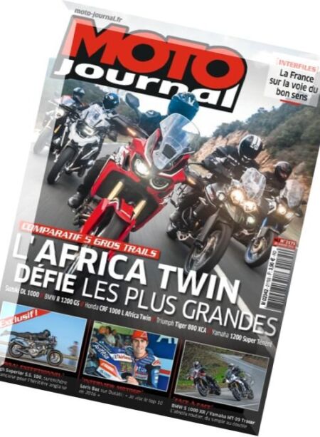 Moto Journal – 20 Janvier 2016 Cover