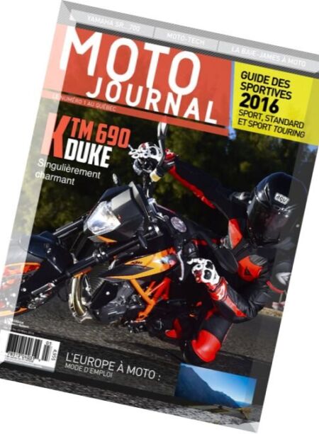 Moto Journal – Mars 2016 Cover