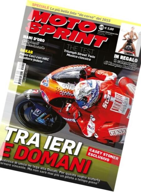 Moto Sprint – 29 Dicembre 2015 Cover
