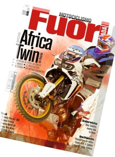 Motociclismo Fuoristrada – Febbraio 2016 Cover