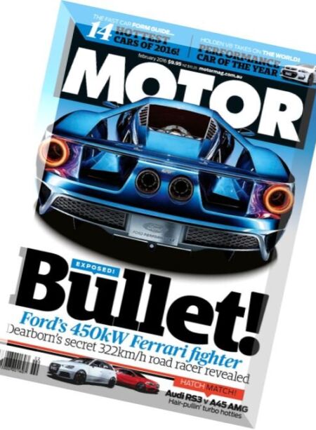 MOTOR Australia – February 2016 Cover