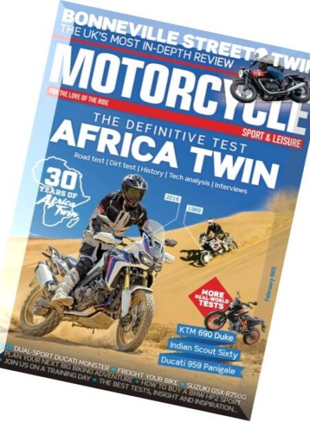 Motorcycle Sport & Leisure – February 2016 Cover