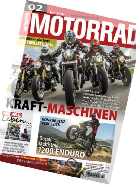 MOTORRAD – 8 Januar 2016 Cover