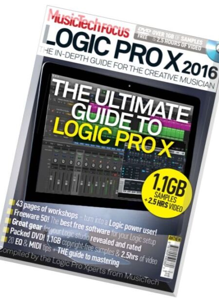 MusicTech Focus – Logic Pro X 2016 Cover