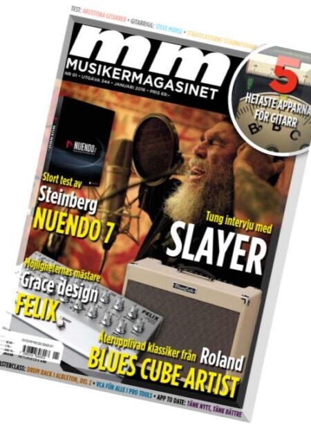 Musikermagasinet – Januari 2016 Cover