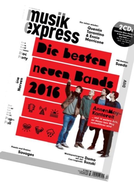 Musikexpress – Februar 2016 Cover