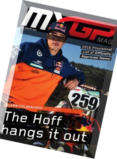MXGP Mag – January 2016 Cover