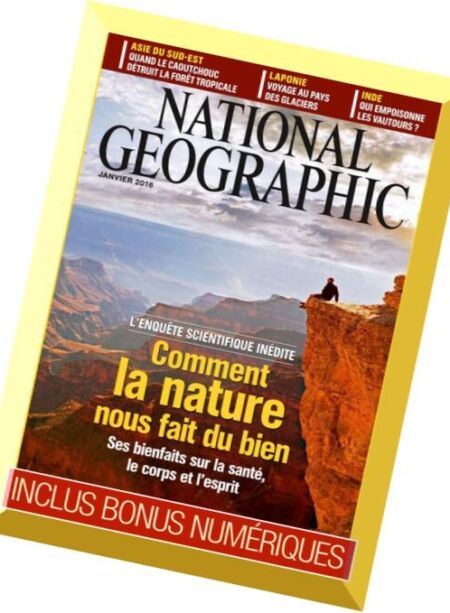 National Geographic France – Janvier 2016 Cover