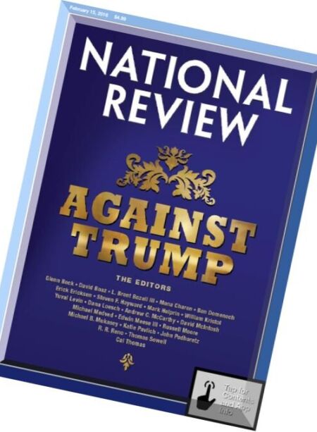 National Review – 15 February 2016 Cover