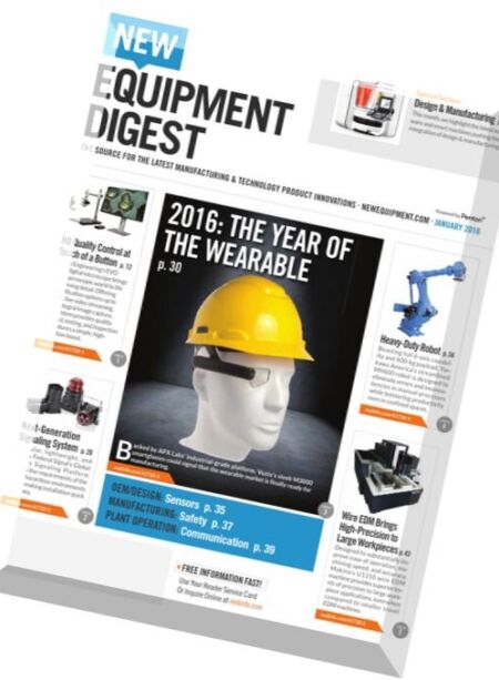 New Equipment Digest – January 2016 Cover