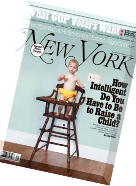 New York Magazine – 25 January 2016 Cover
