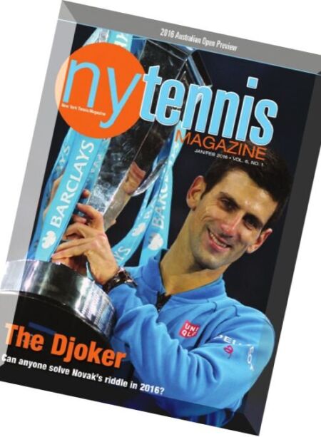New York Tennis – January-Febraury 2016 Cover