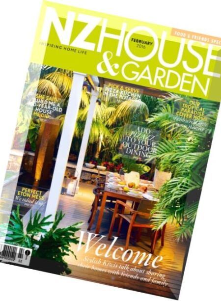 New Zealand House & Garden – February 2016 Cover